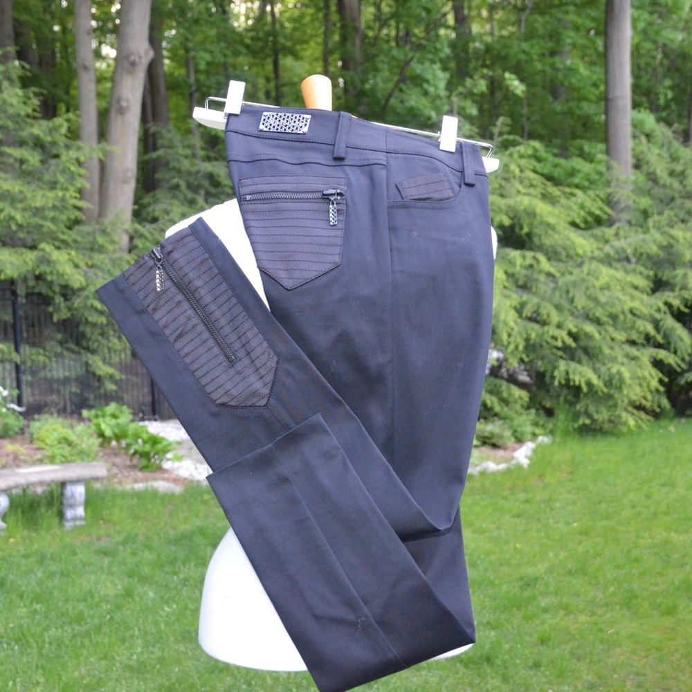 MARCIANO EMBELLISHED BLACK PANTS / BUNDLE & SAVE!